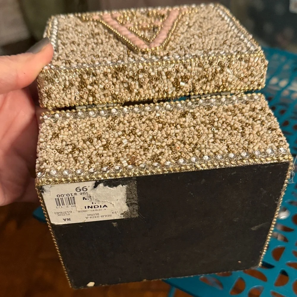 AAA 3 for 12$AAA Beaded Initial 'A' Storage Box